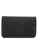 Chanel Classic Full Flap Bag Black Quilted Jersey and Leather, 24K Gold Plated Hardware, 1986-1988
