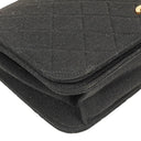Chanel Classic Full Flap Bag Black Quilted Jersey and Leather, 24K Gold Plated Hardware, 1986-1988