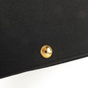Chanel Classic Full Flap Bag Black Quilted Jersey and Leather, 24K Gold Plated Hardware, 1986-1988