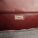 Chanel Classic Full Flap Bag Black Quilted Jersey and Leather, 24K Gold Plated Hardware, 1986-1988