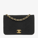 Chanel Classic Full Flap Bag Black Quilted Jersey And Leather 24K Gold-Plated Hardware