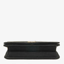 Chanel Classic Full Flap Bag Black Quilted Jersey And Leather 24K Gold-Plated Hardware
