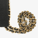 Chanel Classic Full Flap Bag Black Quilted Jersey And Leather 24K Gold-Plated Hardware