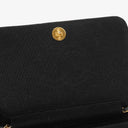 Chanel Classic Full Flap Bag Black Quilted Jersey And Leather 24K Gold-Plated Hardware