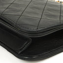 Chanel Classic Full Flap Bag Black Quilted Lambskin 24K Gold-Plated Hardware