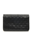 Chanel Classic Full Flap Bag Black Quilted Lambskin 24K Gold-Plated Hardware