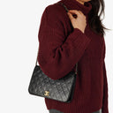 Chanel Classic Full Flap Bag Black Quilted Lambskin 24K Gold-Plated Hardware