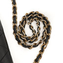 Chanel Classic Full Flap Bag Black Quilted Lambskin 24K Gold-Plated Hardware