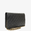 Chanel Classic Full Flap Bag Black Quilted Lambskin 24K Gold-Plated Hardware