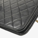 Chanel Classic Full Flap Bag Black Quilted Lambskin 24K Gold-Plated Hardware