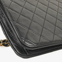 Chanel Classic Full Flap Bag Black Quilted Lambskin 24K Gold-Plated Hardware