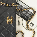 Chanel Classic Full Flap Bag Black Quilted Lambskin 24K Gold-Plated Hardware