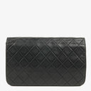 Chanel Classic Full Flap Bag Black Quilted Lambskin 24K Gold-Plated Hardware