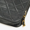 Chanel Classic Full Flap Bag Black Quilted Lambskin 24K Gold-Plated Hardware