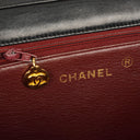 Chanel Classic Full Flap Bag Black Quilted Lambskin 24K Gold-Plated Hardware