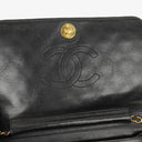 Chanel Classic Full Flap Bag Black Quilted Lambskin 24K Gold-Plated Hardware