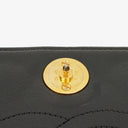 Chanel Classic Full Flap Bag Black Quilted Lambskin 24K Gold-Plated Hardware
