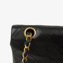 Chanel Classic Full Flap Bag Black Quilted Lambskin 24K Gold-Plated Hardware