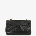 Chanel Classic Full Flap Bag Black Quilted Lambskin 24K Gold-Plated Hardware