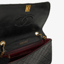 Chanel Classic Full Flap Bag Black Quilted Lambskin 24K Gold-Plated Hardware