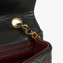 Chanel Classic Full Flap Bag Black Quilted Lambskin 24K Gold-Plated Hardware
