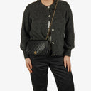Chanel Classic Full Flap Bag Black Quilted Lambskin 24K Gold-Plated Hardware
