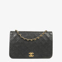 Chanel Classic Full Flap Bag Black Quilted Lambskin 24K Gold-Plated Hardware