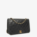 Chanel Classic Full Flap Bag Black Quilted Lambskin 24K Gold-Plated Hardware