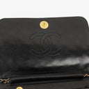Chanel Classic Full Flap Bag Black Quilted Lambskin 24K Gold-Plated Hardware