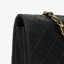 Chanel Classic Full Flap Bag Black Quilted Lambskin 24K Gold-Plated Hardware