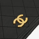 Chanel Classic Full Flap Bag Black Quilted Lambskin 24K Gold-Plated Hardware