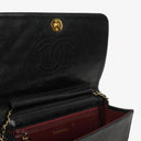 Chanel Classic Full Flap Bag Black Quilted Lambskin 24K Gold-Plated Hardware