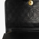 Chanel Classic Full Flap Bag Black Quilted Lambskin 24K Gold-Plated Hardware