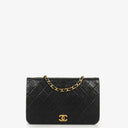 Chanel Classic Full Flap Bag Black Quilted Lambskin 24K Gold-Plated Hardware