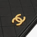 Chanel Classic Full Flap Bag Black Quilted Lambskin 24K Gold-Plated Hardware