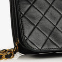 Chanel Classic Full Flap Bag Black Quilted Lambskin 24K Gold-Plated Hardware
