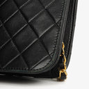 Chanel Classic Full Flap Bag Black Quilted Lambskin 24K Gold-Plated Hardware