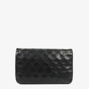 Chanel Classic Full Flap Bag Black Quilted Lambskin 24K Gold-Plated Hardware