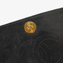 Chanel Classic Full Flap Bag Black Quilted Lambskin 24K Gold-Plated Hardware