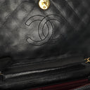 Chanel Classic Full Flap Bag Black Quilted Lambskin 24K Gold-Plated Hardware