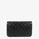 Chanel Classic Full Flap Bag Black Quilted Lambskin 24K Gold-Plated Hardware
