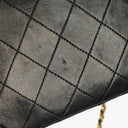 Chanel Classic Full Flap Bag Black Quilted Lambskin 24K Gold-Plated Hardware