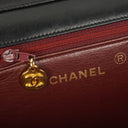 Chanel Classic Full Flap Bag Black Quilted Lambskin 24K Gold-Plated Hardware