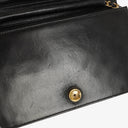 Chanel Classic Full Flap Bag Black Quilted Lambskin 24K Gold-Plated Hardware