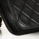 Chanel Classic Full Flap Bag Black Quilted Lambskin 24K Gold-Plated Hardware