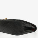 Chanel Full Flap Bag Black Quilted Leather 24K Gold-Plated Hardware
