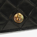 Chanel Full Flap Bag Black Quilted Leather 24K Gold-Plated Hardware