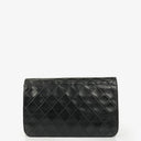 Chanel Classic Full Flap Bag Black Quilted Leather 24K Gold-Plated Hardware