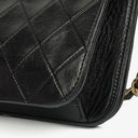 Chanel Classic Full Flap Bag Black Quilted Leather 24K Gold-Plated Hardware