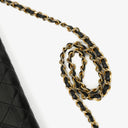 Chanel Classic Full Flap Bag Black Quilted Leather 24K Gold-Plated Hardware